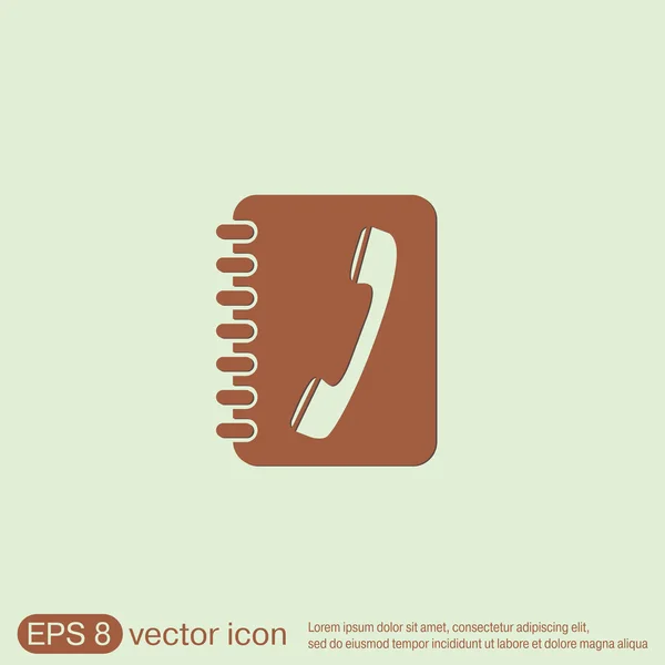 Telefoon adresboek — Stockvector