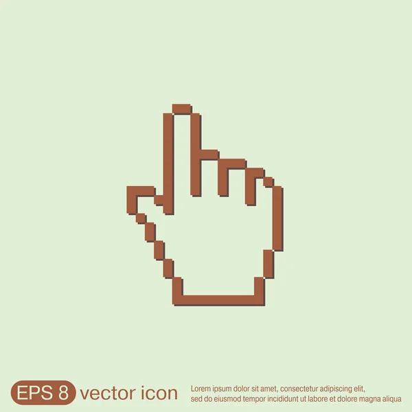 Muis handcursor — Stockvector