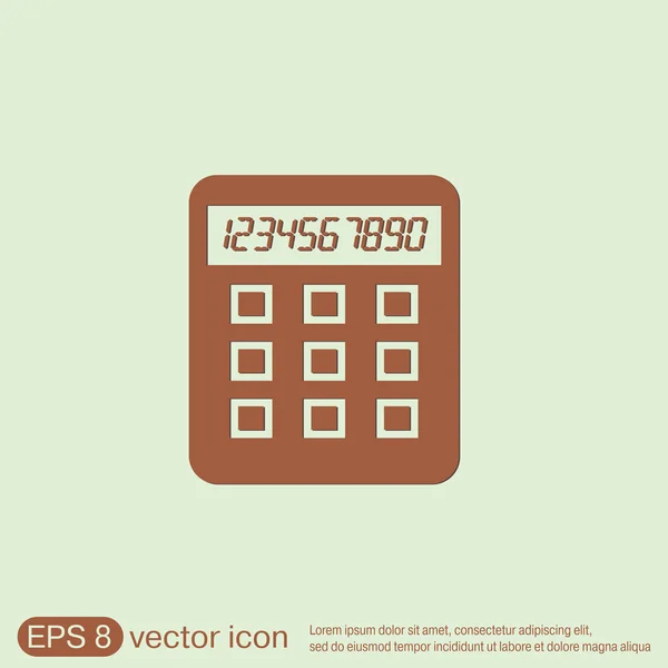 Calculadora, signo de oficina — Archivo Imágenes Vectoriales