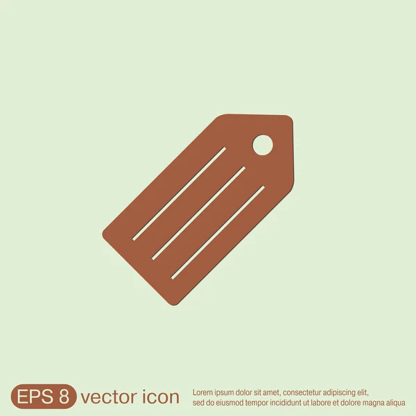 Symbol pro oblečení nebo zboží. — Stockový vektor