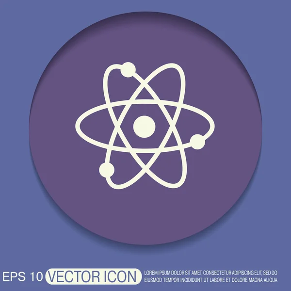 Atom, Symbol für Moleküle — Stockvektor