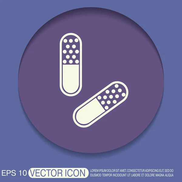 Tabletten-Symbol — Stockvektor