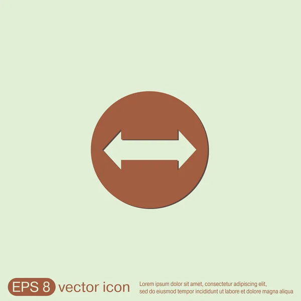 Symbol šipky Web — Stockový vektor