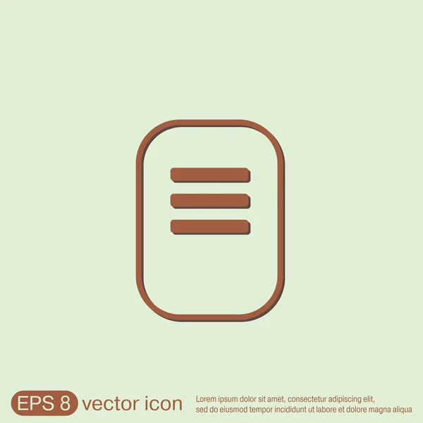 Tablet PC vel papier — Stockvector