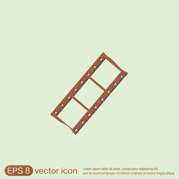 Filmschild, Symbol des Kinos — Stockvektor