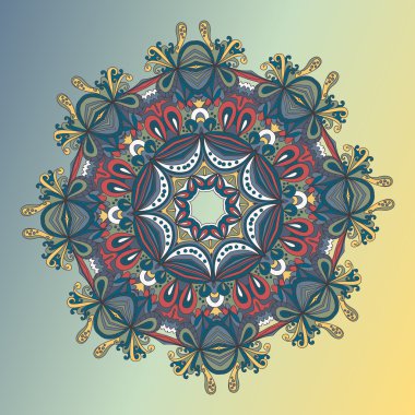 Daire mandala dantel