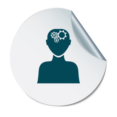 İnsan düşünüyor, kafasındaki dişliler