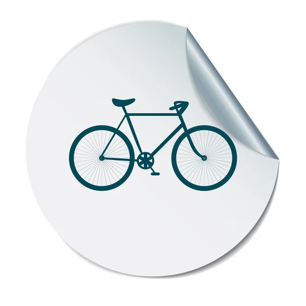 Icono de bicicleta retro — Vector de stock