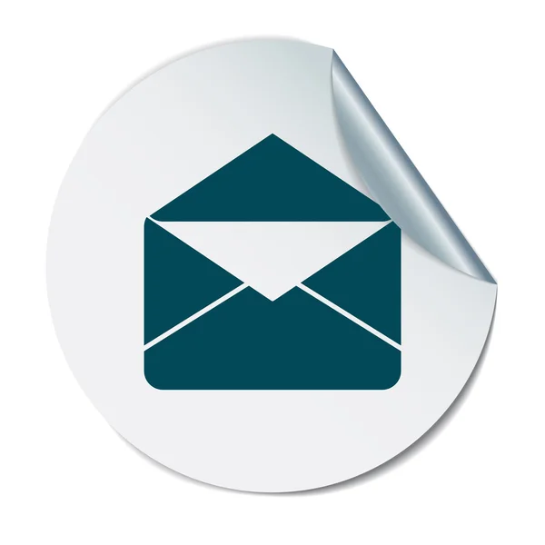 Enveloppe postale. symbole e-mail — Image vectorielle
