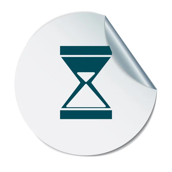 Hourglass αναμονής, προσδοκίες εικονίδιο — Διανυσματικό Αρχείο
