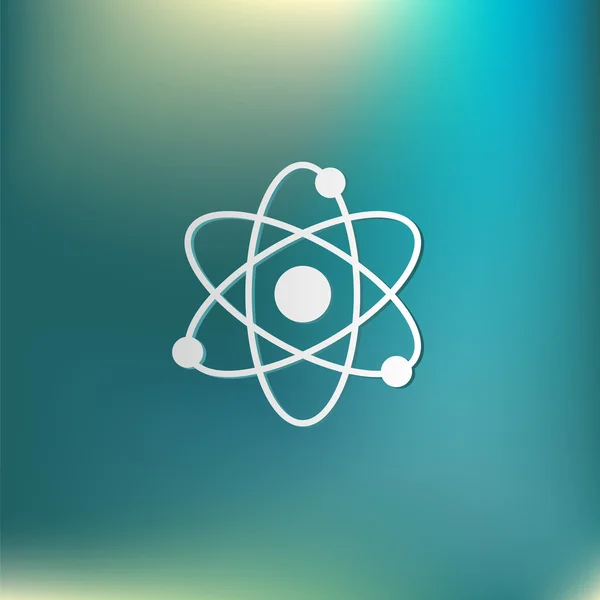 Atom, Molekül-Symbol — Stockvektor