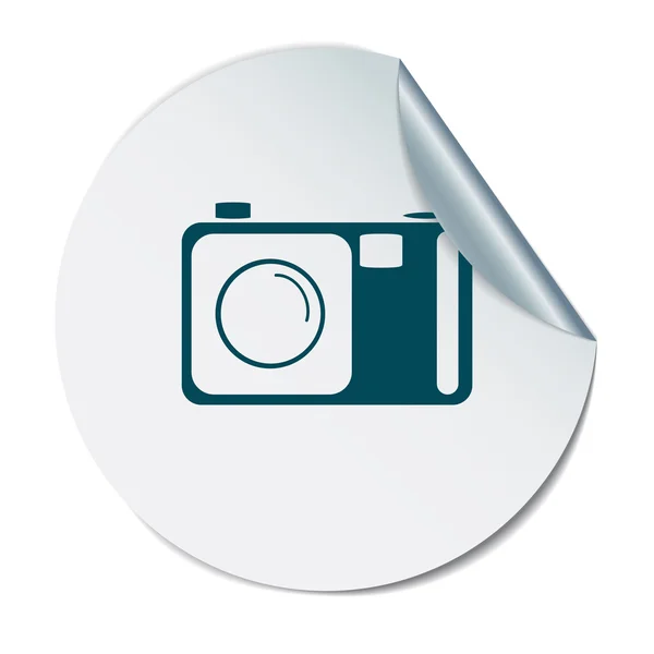 Foto camera pictogram — Stockvector