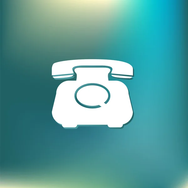 Téléphone rétro classique — Image vectorielle