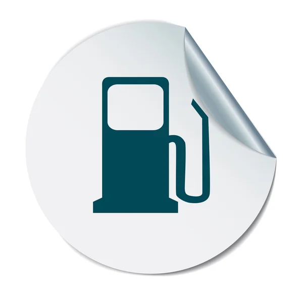 Distributore di benzina, distributore di benzina simbolo — Vettoriale Stock