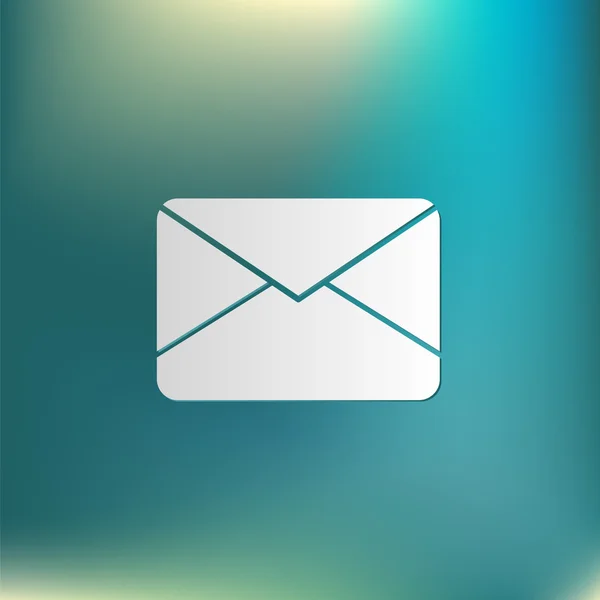 Sinal envelope postal —  Vetores de Stock