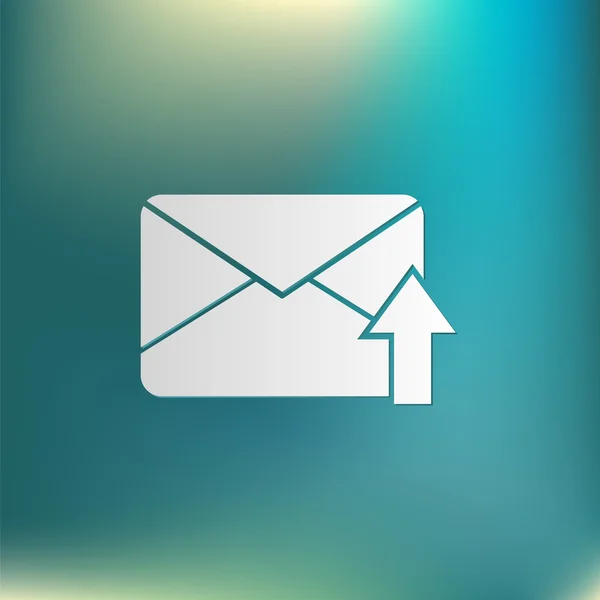 Signo de sobre postal — Vector de stock