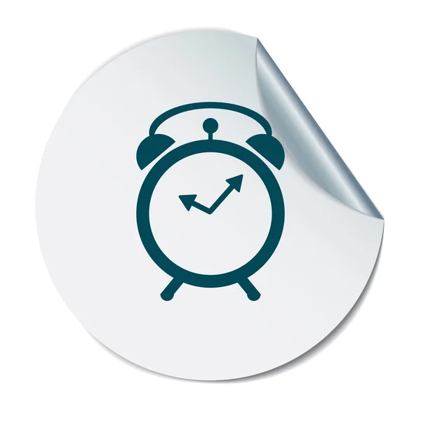 Icono del reloj despertador — Vector de stock