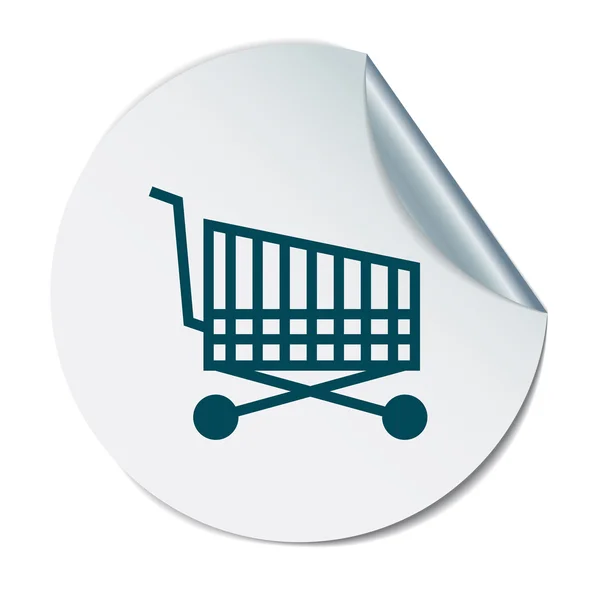 Shopping cart icon — Stock Vector