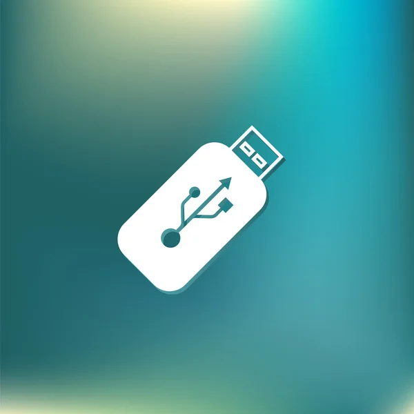 USB-Flash-Symbol — Stockvektor