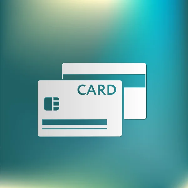 Εικονίδιο πιστωτικής κάρτας — Διανυσματικό Αρχείο
