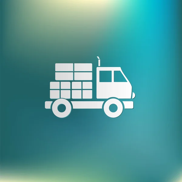 Truck. Logistic icon — Stock Vector