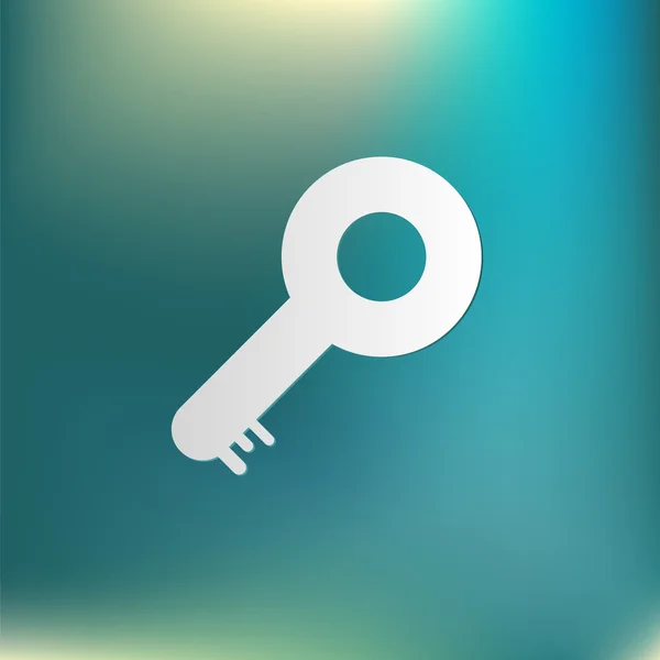 -sleutelsymbool pictogram — Stockvector