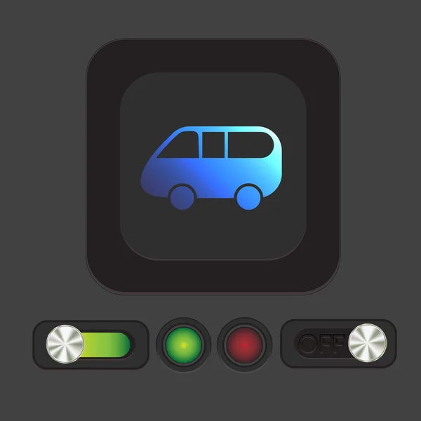 Icône de voiture. Véhicules — Image vectorielle