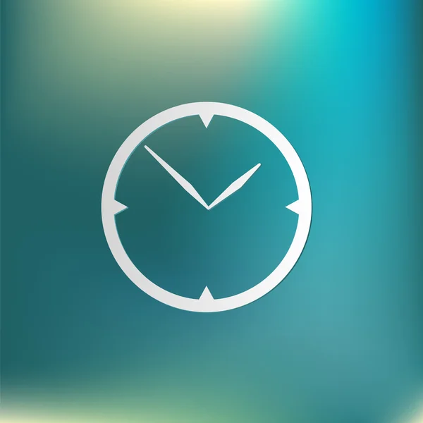 Reloj, Reloj Icono, hora del símbolo — Vector de stock