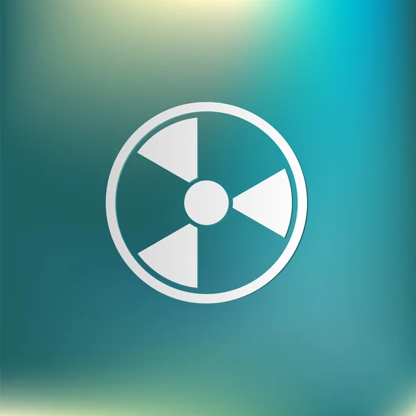 Nucleaire gevaar pictogram — Stockvector