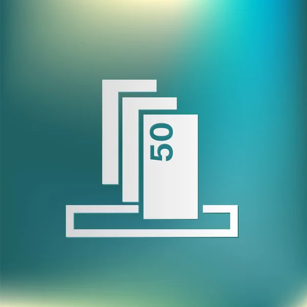 Dinero icono ATM — Vector de stock