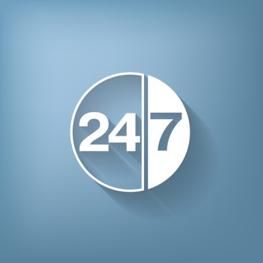 karakter 24 7 simgeler