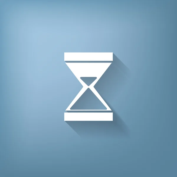 Reloj de arena de espera, expectativas icono — Archivo Imágenes Vectoriales