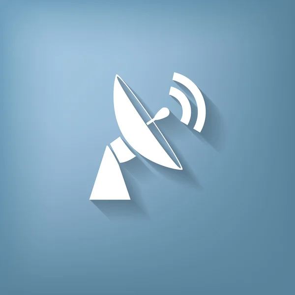Icono de antena satelital — Archivo Imágenes Vectoriales