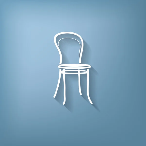 Fotel ikona. symbolem meble — Wektor stockowy