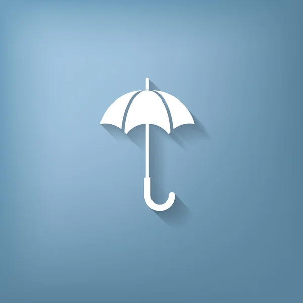 Paraply-ikonen. skydd från regnet — Stock vektor
