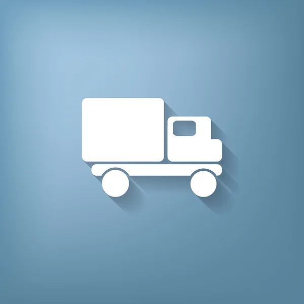 Vrachtwagen. logistieke pictogram — Stockvector