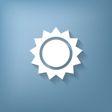 Hava simgesi. Güneş