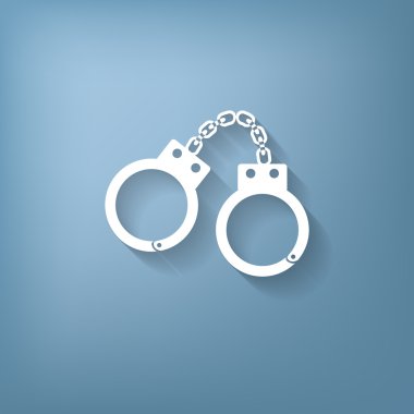 kelepçe. Adaletin sembolü