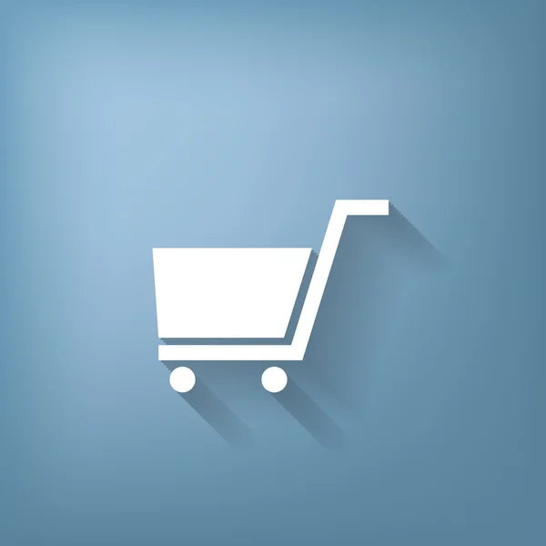 Shopping cart icon — Stock Vector