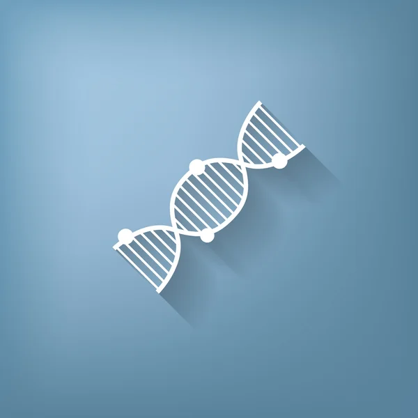 DNA sarmalı. tıbbi araştırma karakter — Stok Vektör