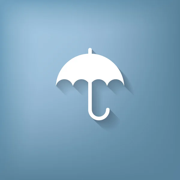 Paraply-ikonen. skydd från regnet — Stock vektor