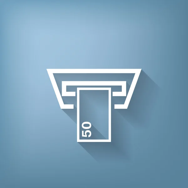 Money ATM symbol — Stock Vector