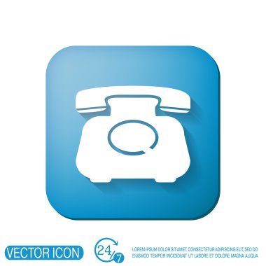 Klasik retro telefon