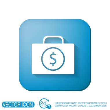 bavulla para simgesi