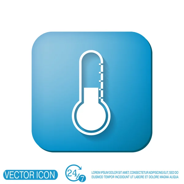 Ikonę termometr. symbol temperatury — Wektor stockowy