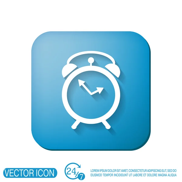 Часы показывают время — стоковый вектор