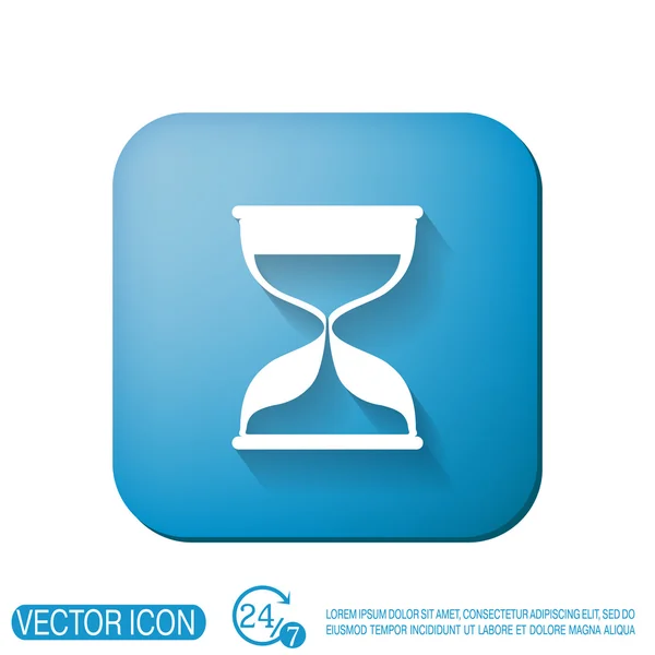 Hourglass waiting icon — Stock Vector