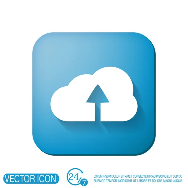 Icon download files — Stock Vector