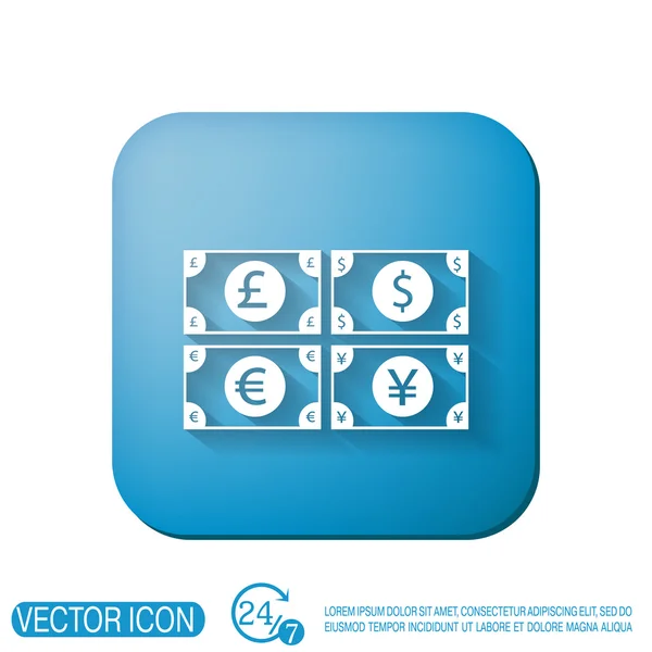 Money bill symbol — Stock Vector