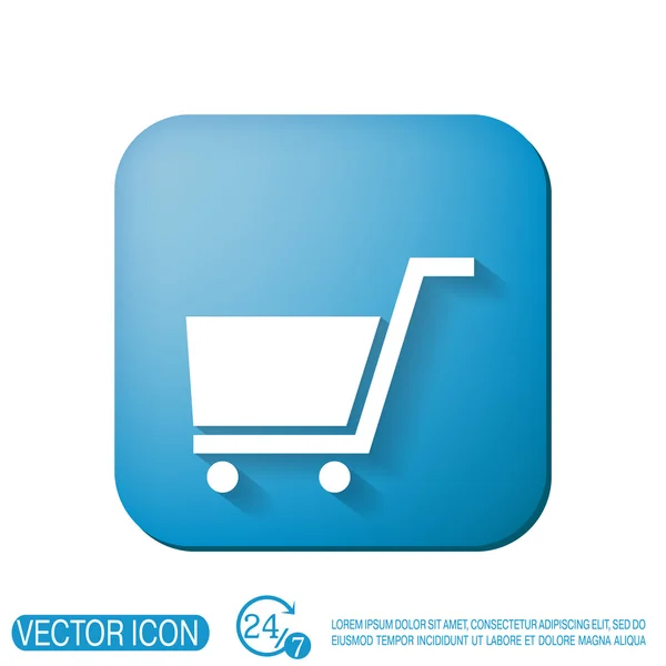 Icono del carrito de compras — Vector de stock